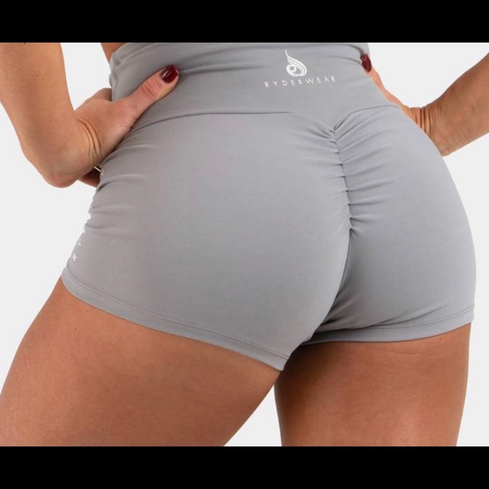 Ryderwear animal scrunch bum high waisted shorts